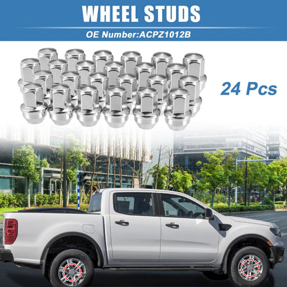 24 x Wheel Studs M14x1.5 for Ford F-150 (2015-2023) - Durable Wheel Lug Nuts