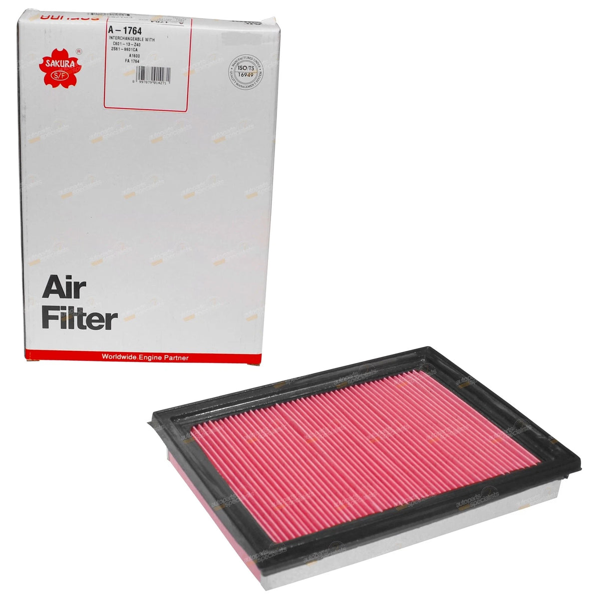 Air Filter WP WQ 1.6L 4cyl for Ford Fiesta FYJA (2004-2008)