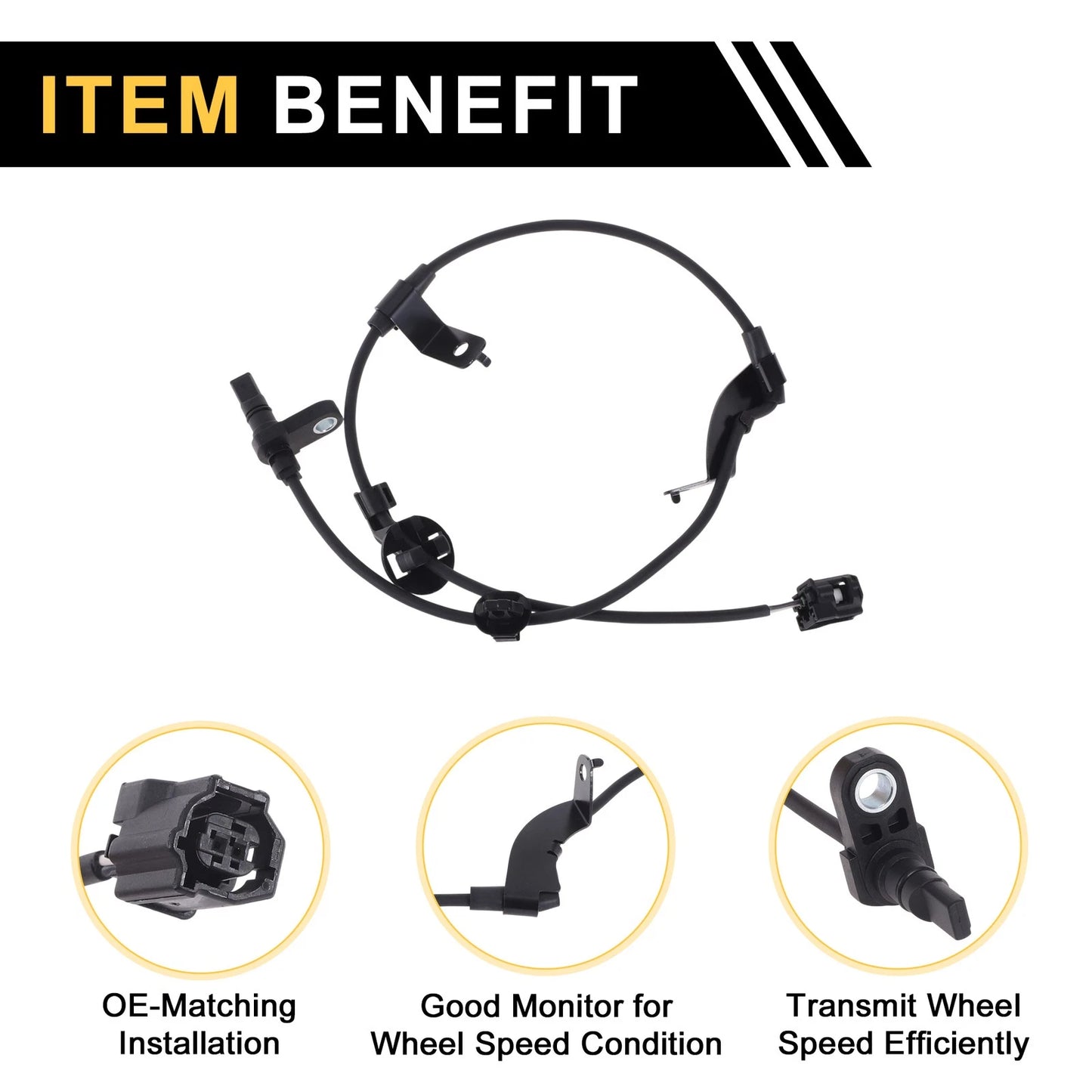 ABS Wheel Speed Sensor for Toyota Corolla Front Right (2014-2019)
