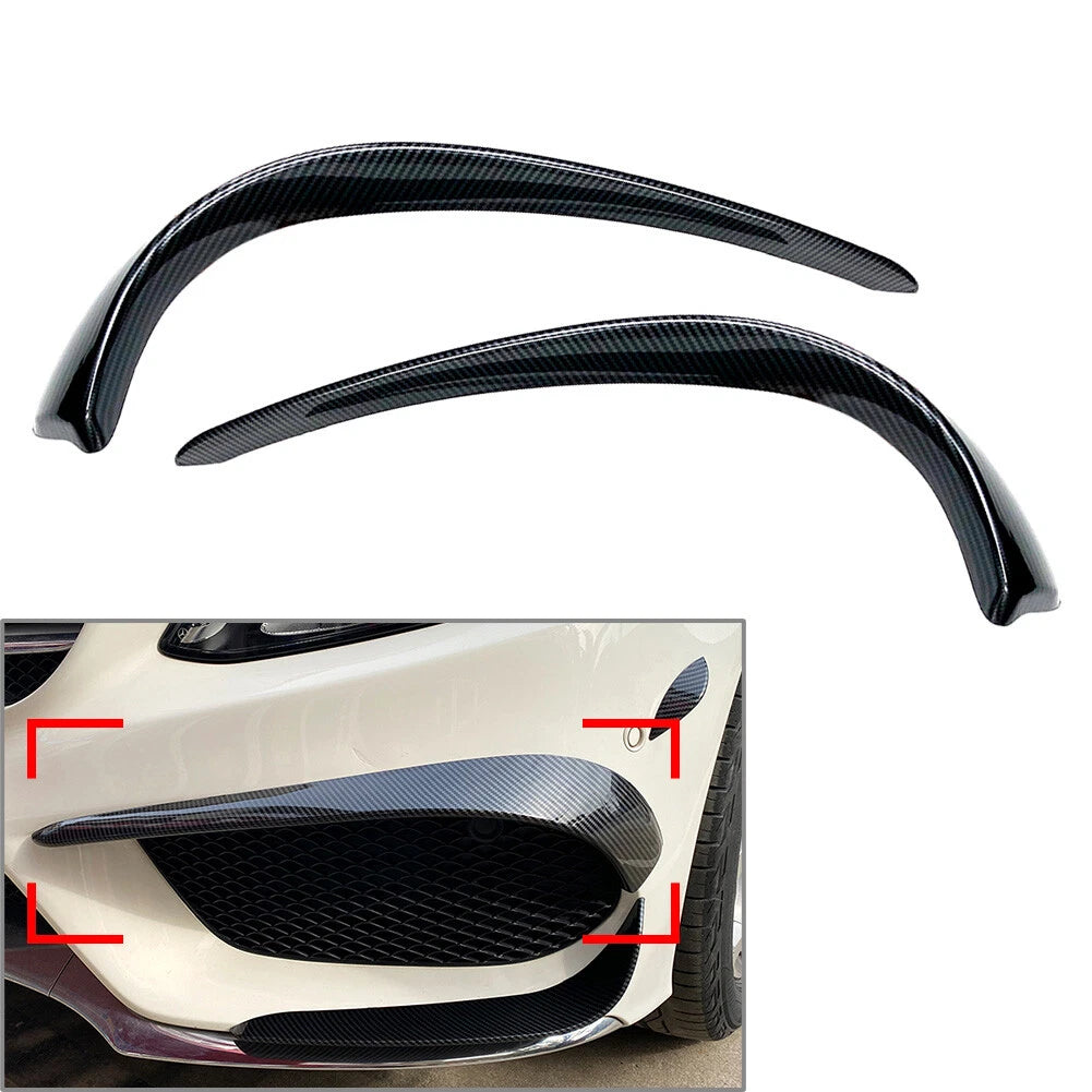 Front Bumper Fog Light Covers for Mercedes Benz C-Class (2015-2018)