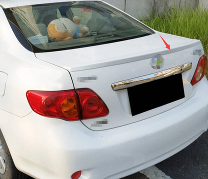 Rear Boot Spoiler Wing for Toyota Corolla Sedan 4-Door Pearl White (2009-2013)