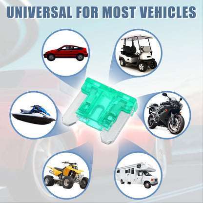 30 x Low Profile Mini Blade Style Fuses 30A for Automotive