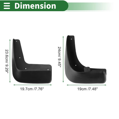 Mud Flaps Splash Guards for Chevrolet Epica (2008-2013)