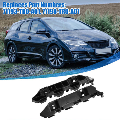 Front Bumper Bracket for Honda Civic 2012 (2012) - Plastic Black