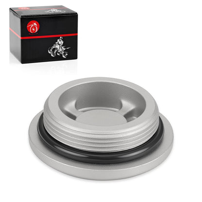 Silver Grey Crankcase Cover Plug w/O-Ring for Suzuki GSX1300R 1999-2024