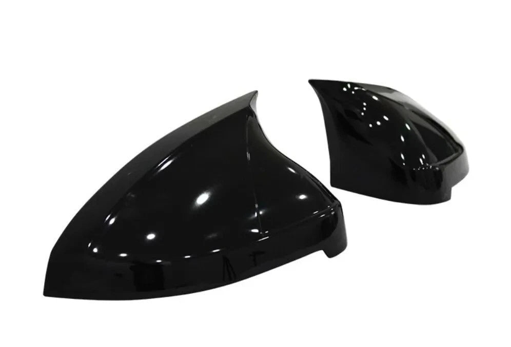 2 Piece Side View Mirror Covers for Audi A4 B9 (2016-2021) Gloss Black