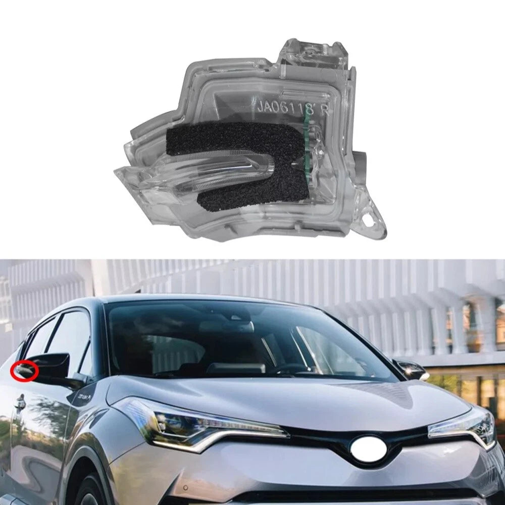 Right Side View Mirror Light Turn Signal Lamp for 18-21 Toyota C-HR