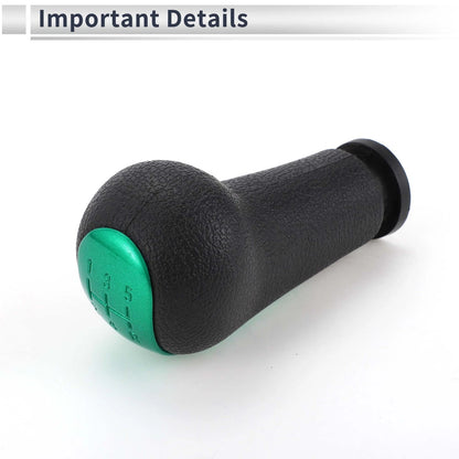 5 Speed Manual Gear Shift Knob for Chevrolet Spark Green Black