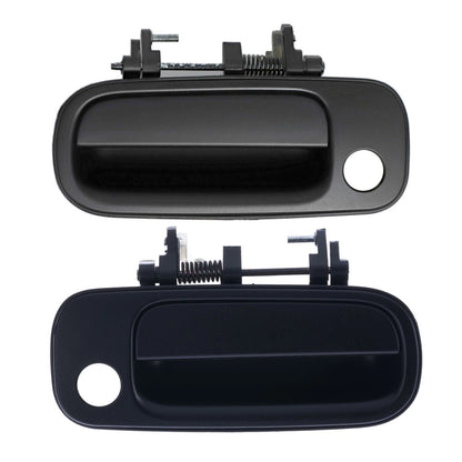 Outer Door Handle Set of 2 for Toyota Camry (1993-1997) Black Front Left & Right