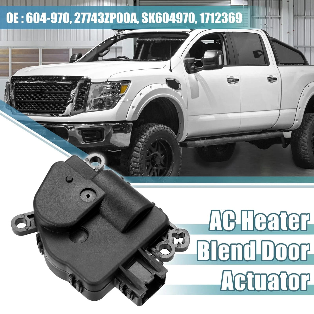 AC Heater Blend Door Actuator for Nissan Titan Armada (2005-2015)