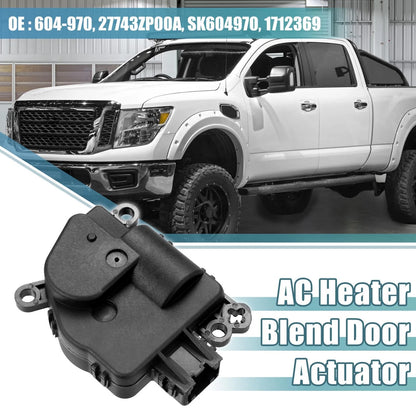 AC Heater Blend Door Actuator for Nissan Titan Armada (2005-2015)