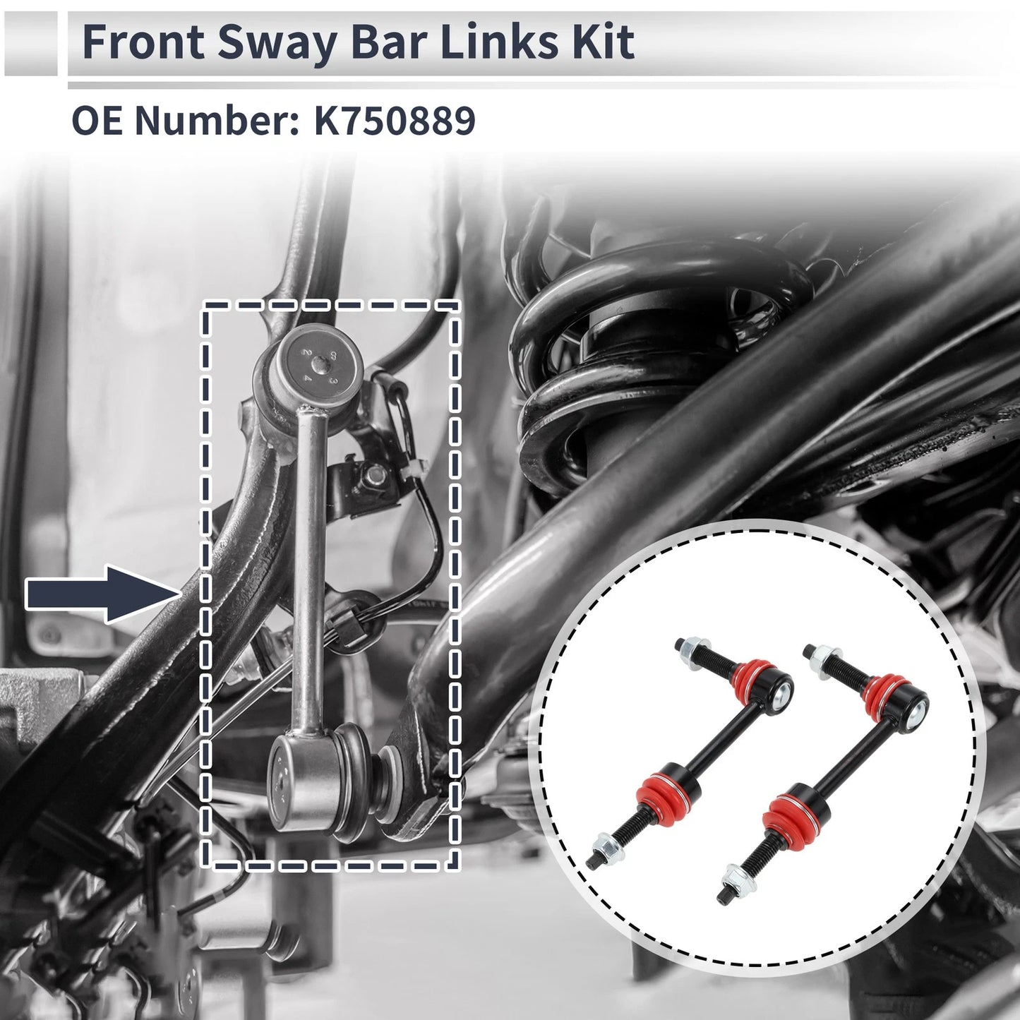 Front Stabilizer Bar Links for Dodge Ram 2500 (2014-2022)