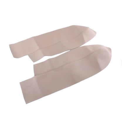 2 x Beige Front Door Armrest Covers for Honda CR-V (2007-2012)