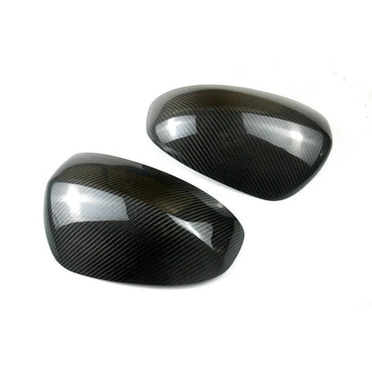 Real Carbon Fiber Add-on Side Rearview Mirror Cover Trim for Infiniti QX50 QX70