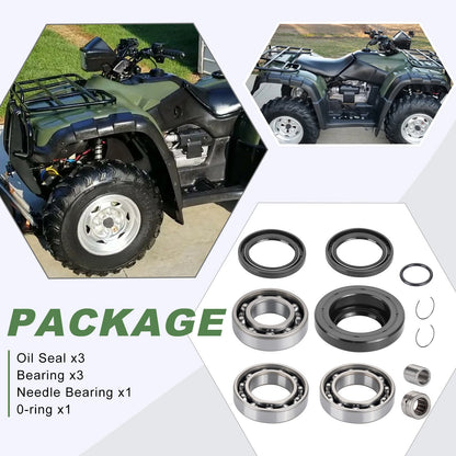 Rear Differential Bearing & Seal Kit for Honda Foreman 450 TRX450 FE/FM 4x4