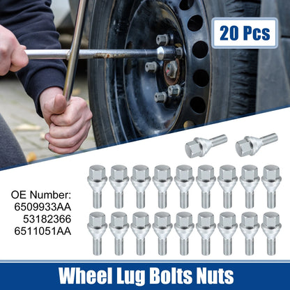 20 x M12x1.25 Wheel Lug Bolts for Jeep Cherokee (2014-2022)