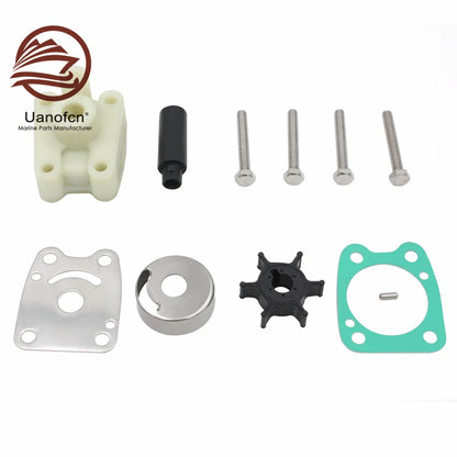 Water Pump Impeller Kit for Yamaha 4A/5C 4HP/5HP 6E0-W0078-A2-00