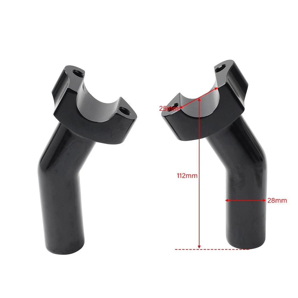 4.5" Pullback Handlebar Riser Top Clamp for Harley Softail Sportster