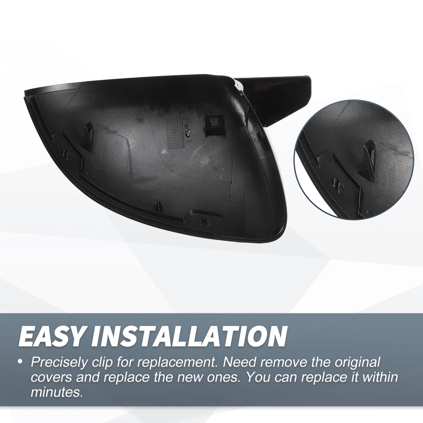 Rearview Mirror Cover Cap Gloss Black for Mercedes-Benz C-Class W206 (2022)