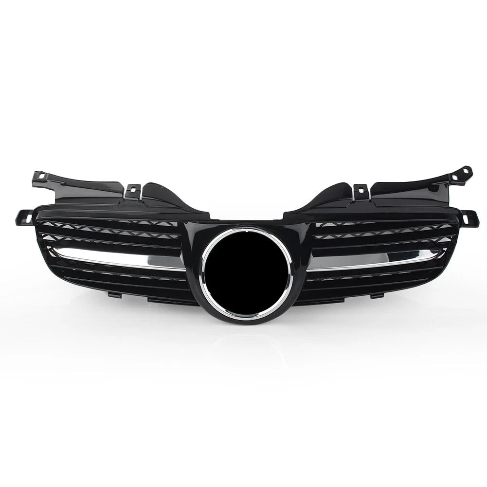 Chrome Black Front Upper Grill for Mercedes Benz R170 W170 SLK Class (1998-2004)