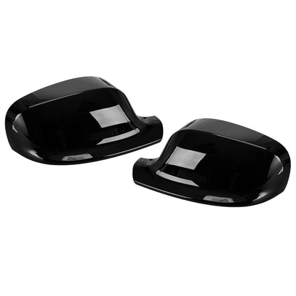 Pair Black Mirror Cover Caps for BMW X3 F25 (2011-2014)