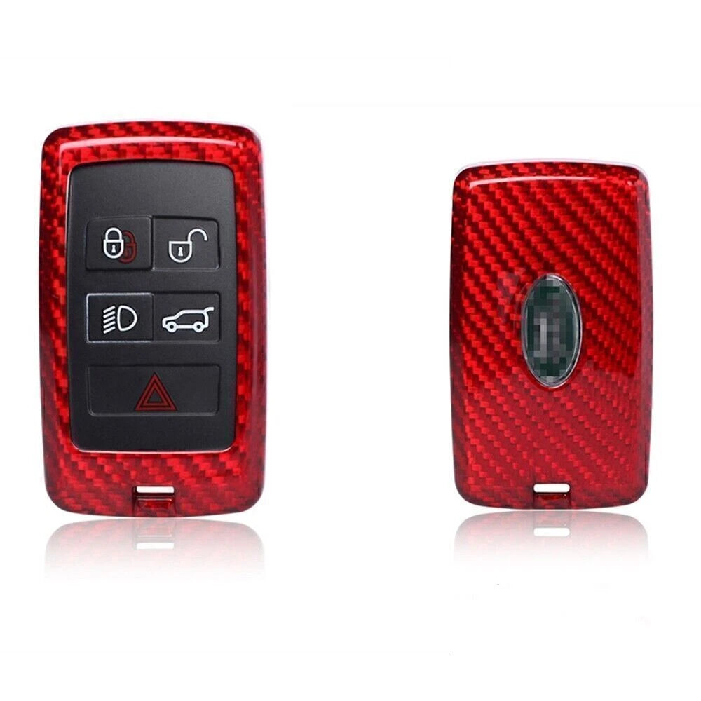 Carbon Fiber Key Case Cover for Land Rover Sport/Discovery