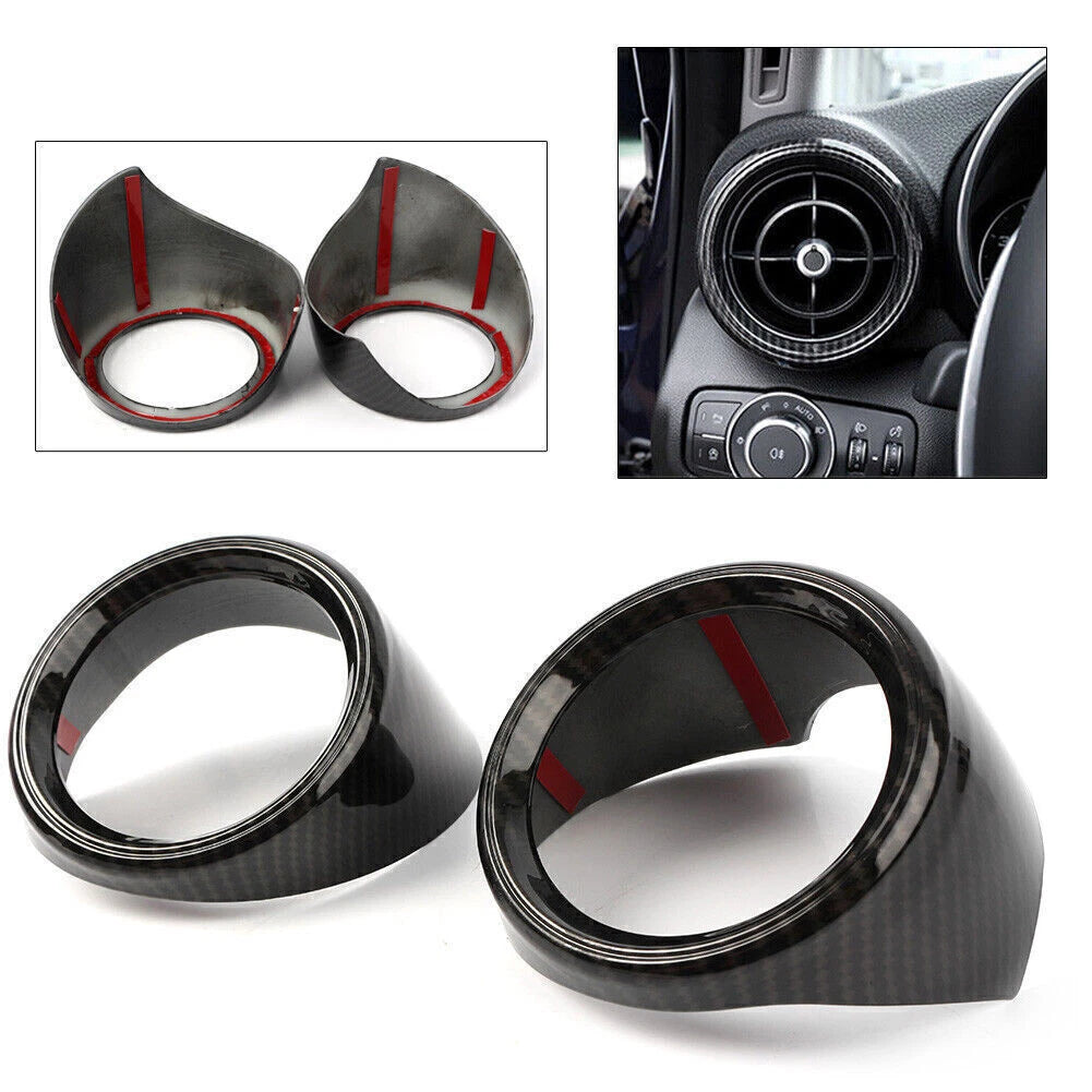 Dashboard Air Outlet Vent Trim for Alfa Romeo Giulia (2017-2018) Carbon Fiber