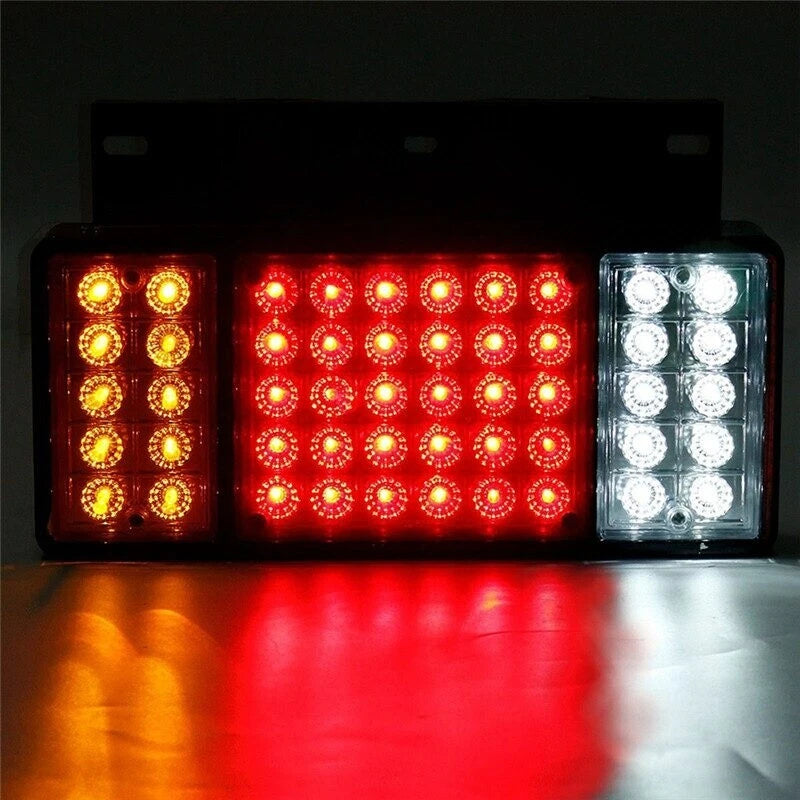 1 Pair 24V LED Rear Tail Lights for Isuzu Elf Truck (2000-2023)