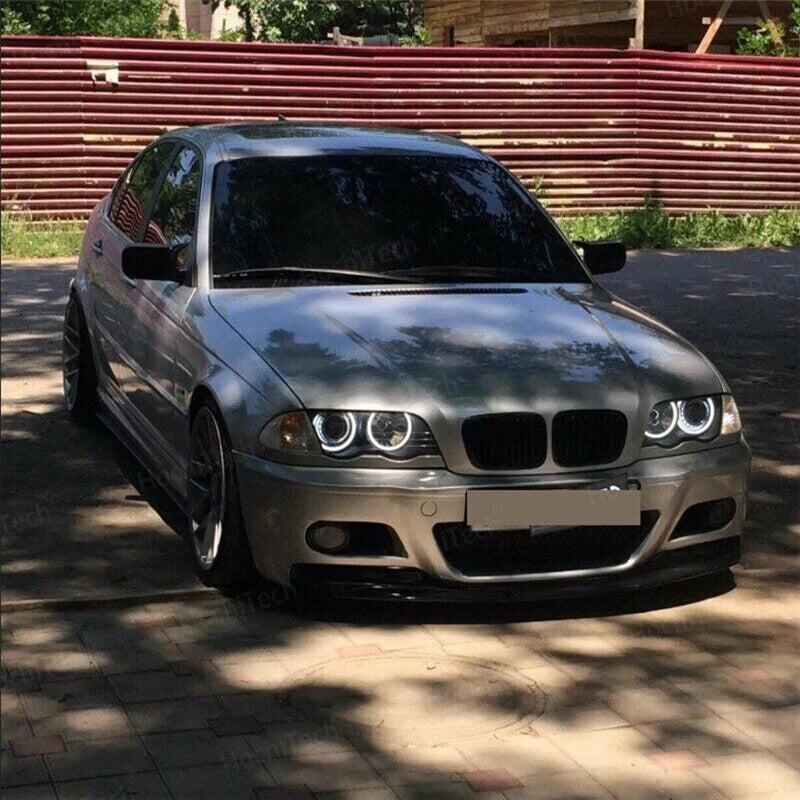 Glossy Black M4 Style Rearview Mirror Covers for BMW E46 E39 3 Series (1998-2005)
