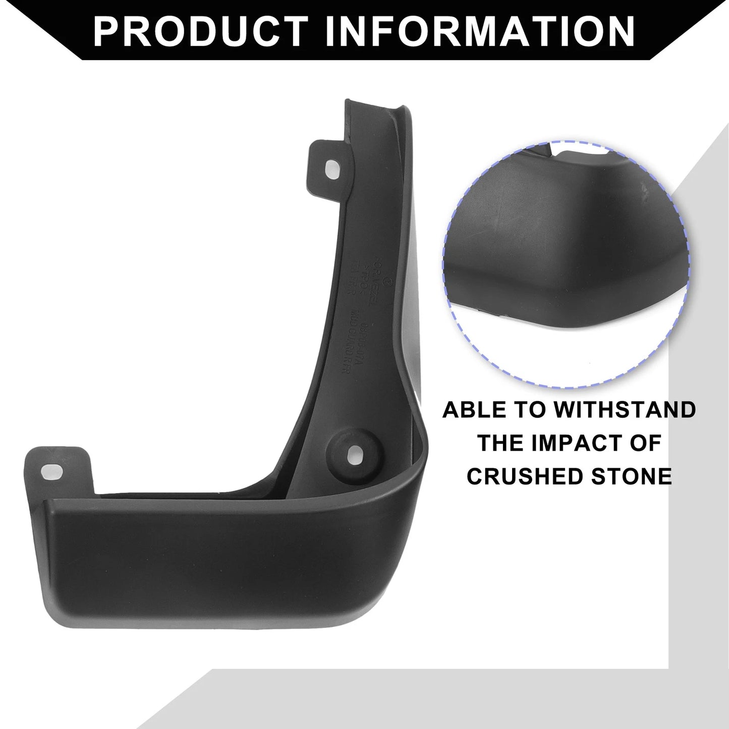 Front & Rear Mud Flap Splash Guards for Honda HR-V (2016-2021)