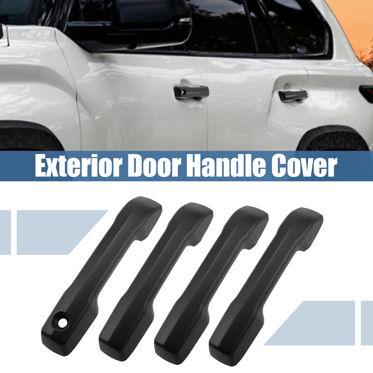 4 x Exterior Door Handle Cover Trim for Toyota Tundra Sequoia (2007-2021)