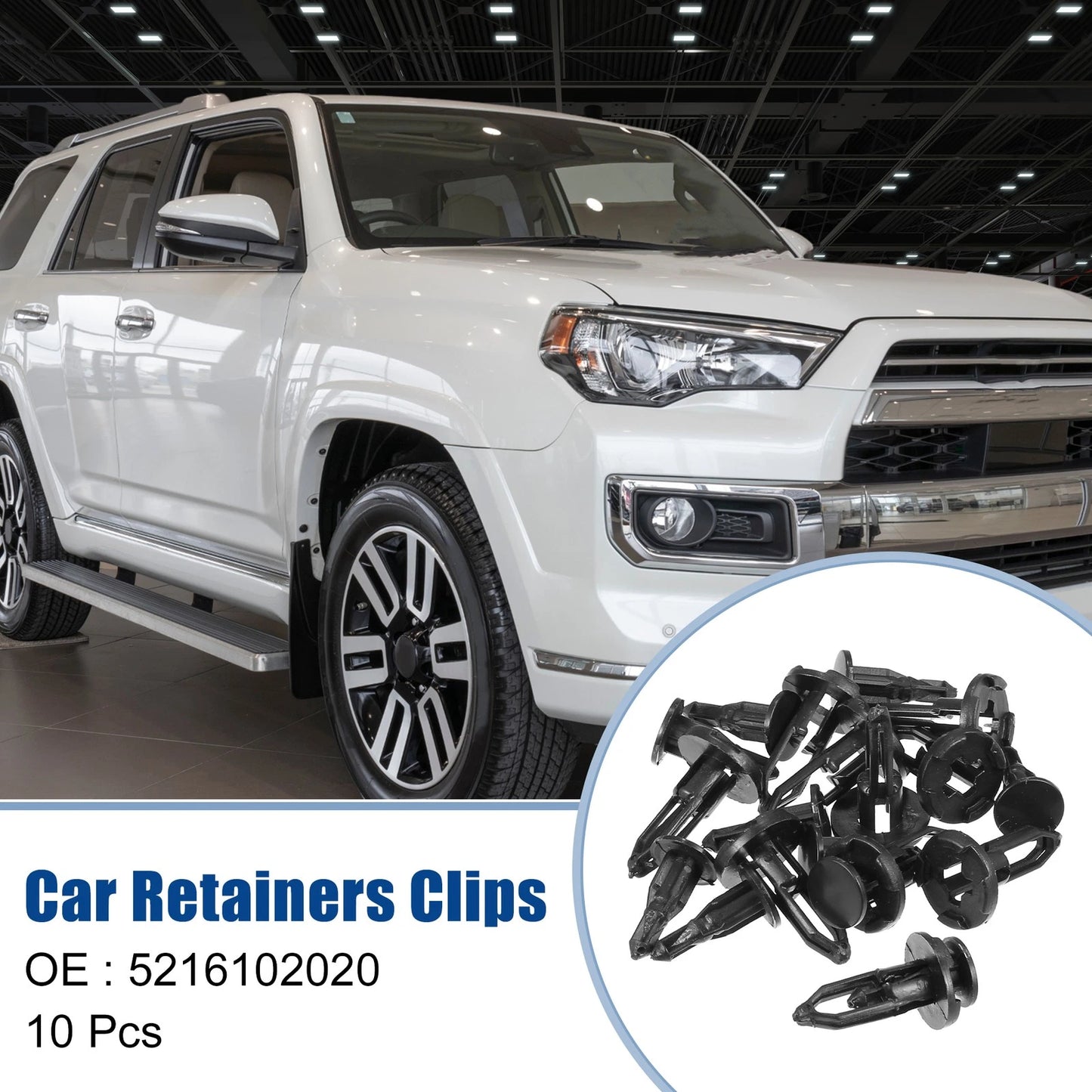10 x Car Front Bumper Retainers Clip for Toyota Corolla (2019–2022)
