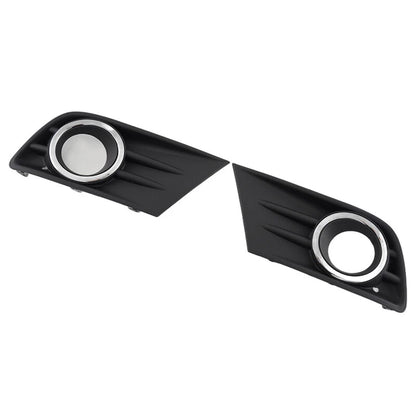 Front Bumper Fog Light Covers w/Chrome Ring for Honda Pilot (2012-2015)