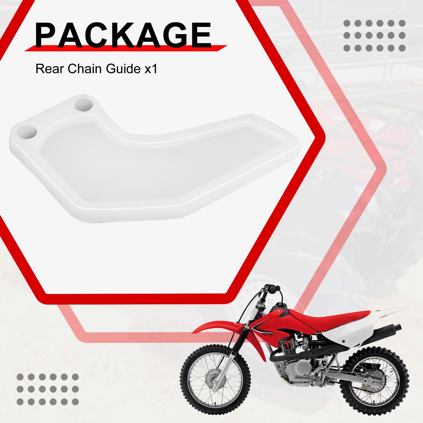 Rear Chain Guard for Honda XR80R/XR100R (1985-2003) CRF80F/CRF100F (2004-2013)