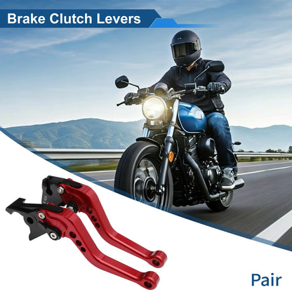 1 Pair Adjustable Short Brake Clutch Lever for Kawasaki ZX-9R (2000–2003)