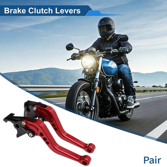 1 Pair Adjustable Short Brake Clutch Lever for Kawasaki ZX-9R (2000–2003)