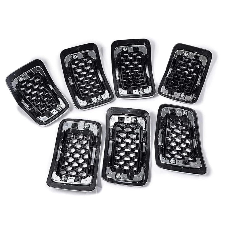 Chrome Mesh Honeycomb Front Grille Inserts for Jeep Cherokee (2019-2022)