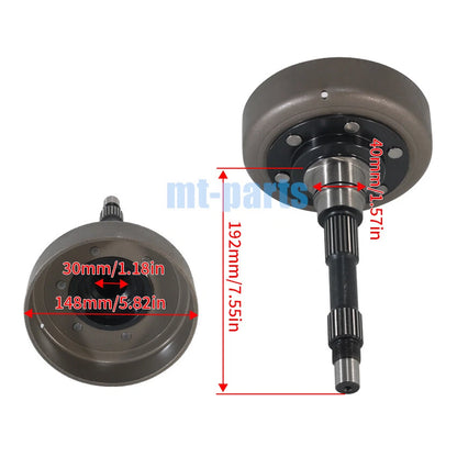 Clutch Variator Pulley Set for CFMoto ZFORCE 800 Trail (2015-2016)