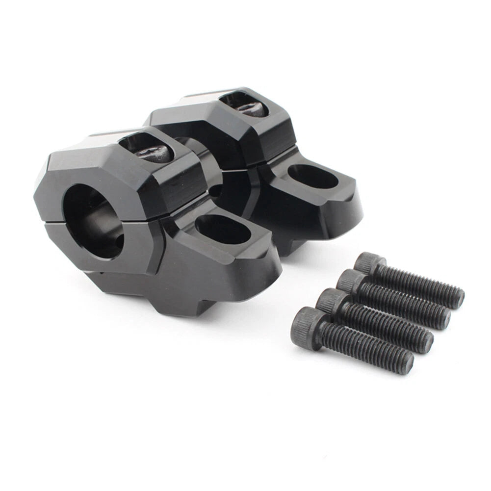Black Handlebar Riser Clamp for Kawasaki Z900C Z900RS (2017-2024)