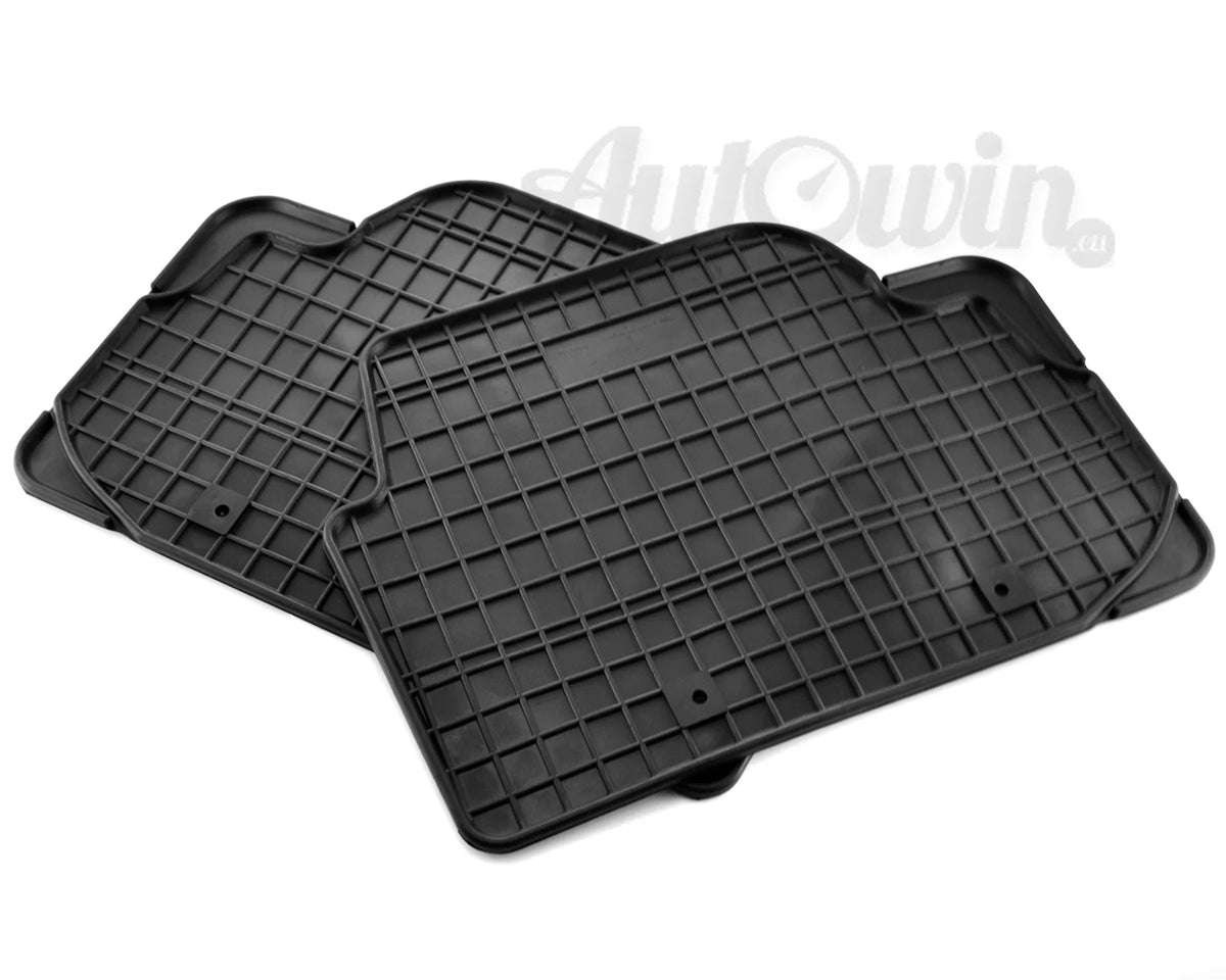 Rubber Black Floor Mats for Toyota Auris II (2013) - Left Hand Driver