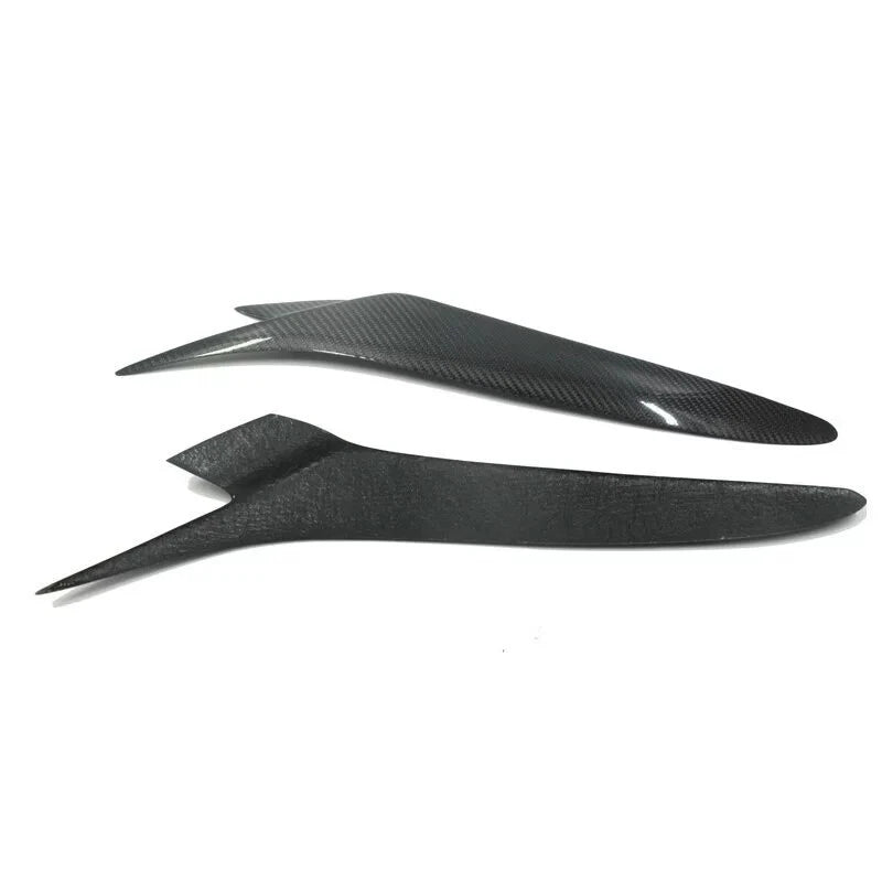 Carbon Fiber Headlight Eyebrow Eyelid Strip Cover Trim for Mazda RX-8 2003-2008