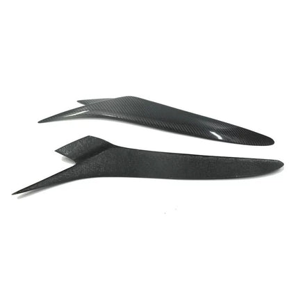 Carbon Fiber Headlight Eyebrow Eyelid Strip Cover Trim for Mazda RX-8 2003-2008