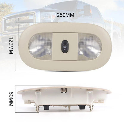 LED Front Overhead Console w/ Dome Map Lamp & Sunroof Switch for Ford Super Duty