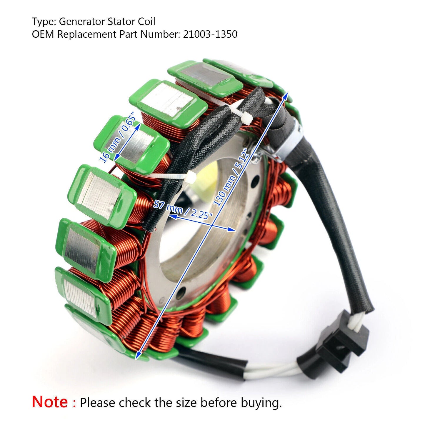 Stator Alternator for Kawasaki VN 1500 J R Vulcan Drifter (1999-2000)