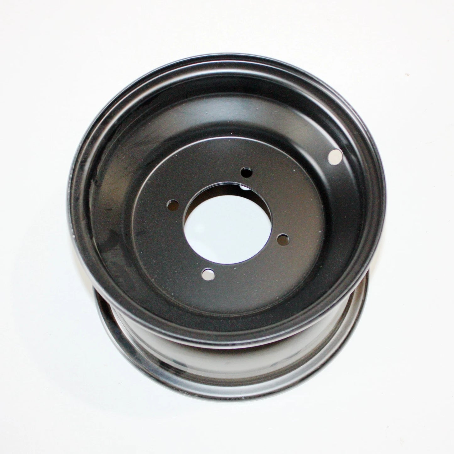 19X7.00 Black 8" Small 4 Stud Front Wheel Rim for Quad Dirt Bike ATV