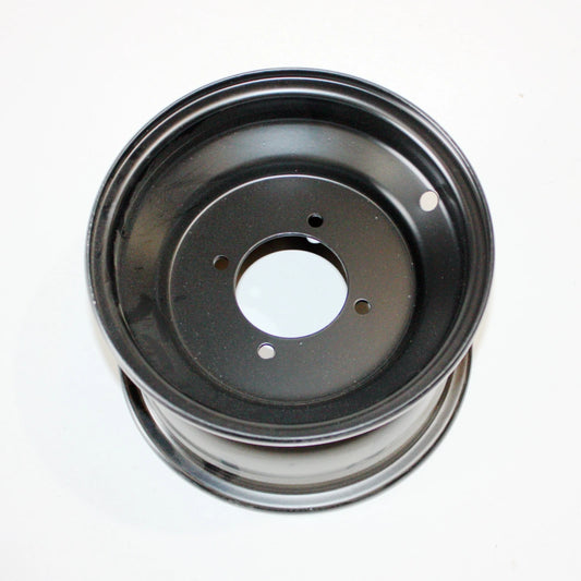 19X7.00 Black 8" Small 4 Stud Front Wheel Rim for Quad Dirt Bike ATV
