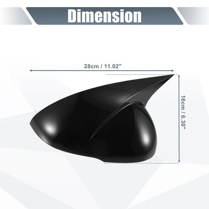 Gloss Black Rearview Mirror Covers for Kia K5 (2021-2023)