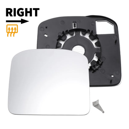 Driver Side Heated Mirror Glass for Land Rover Defender