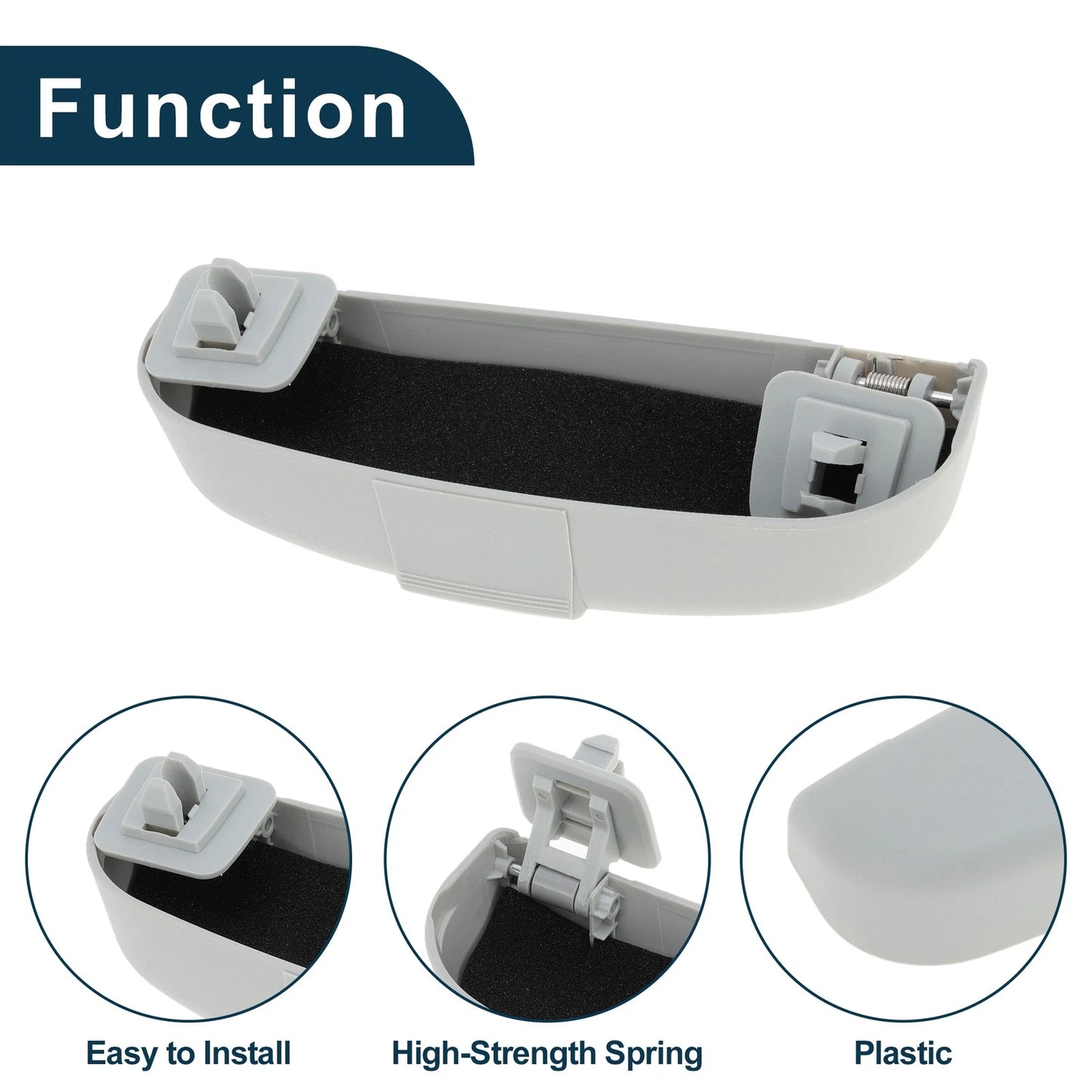 Sunglasses Case for Jeep Compass Eyeglasses Holder Storage Box (2017-2023)