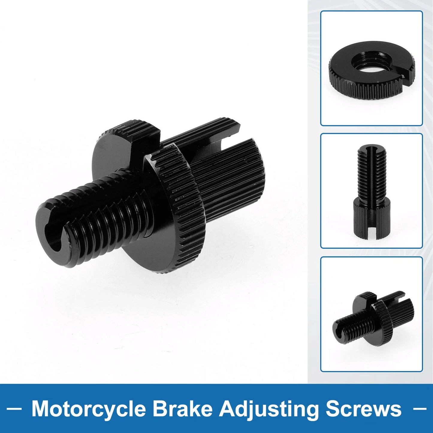 2 x Brake Lever Barrel Adjusters Screws M10 for Motorcycle